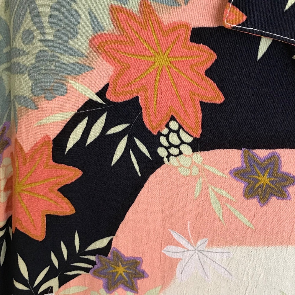 Women's Floral Print Top - Multicolor - Picture 7 of 16